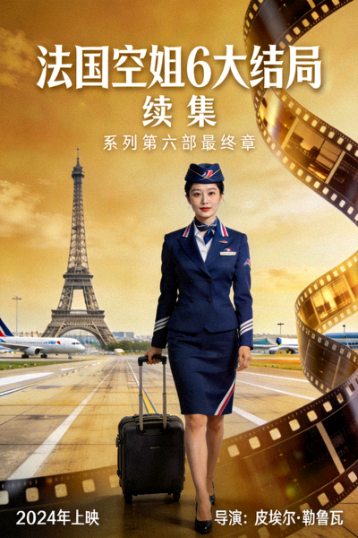 《法国空姐6大结局》续集电影海报 - 法国空姐系列第六部大结局续集
