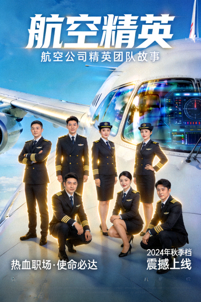 航空精英剧集海报 - 航空公司精英团队故事