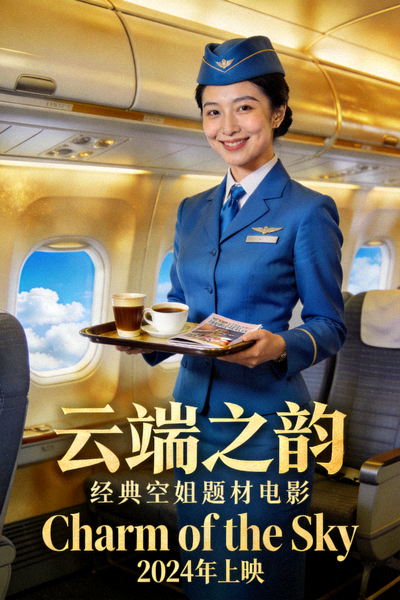 迷人的空姐电影海报 - 经典空姐题材电影，展现航空服务魅力